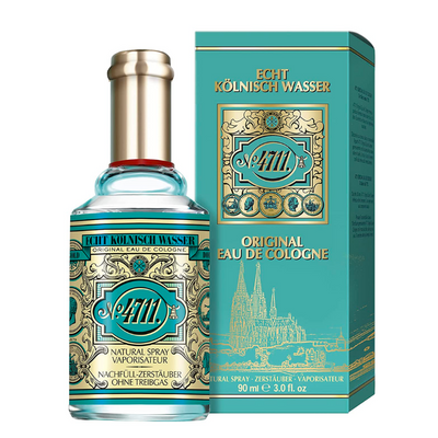 4711 Cologne Spray by 4711 - Classic Unisex Fragrance with a Timeless Blend of Citrus, Floral, and Woody Notes, Refreshing and Light Scent, Iconic Bottle Design, 3 oz (90 ml)