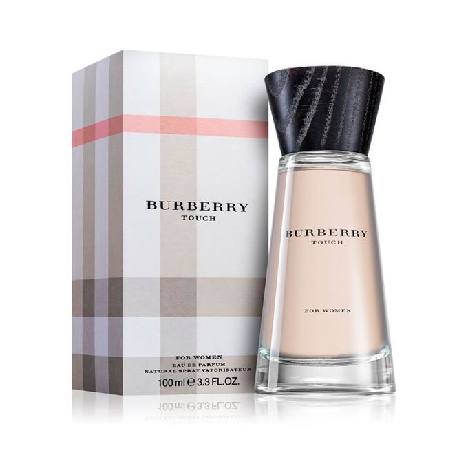 Released in 2000, "Burberry Touch" is a stimulating, delicate, oriental perfume. This feminine fragrance contains a mix of fruity and floral top notes, a sweet vanilla touch, and oakmoss and cedar detail. It&