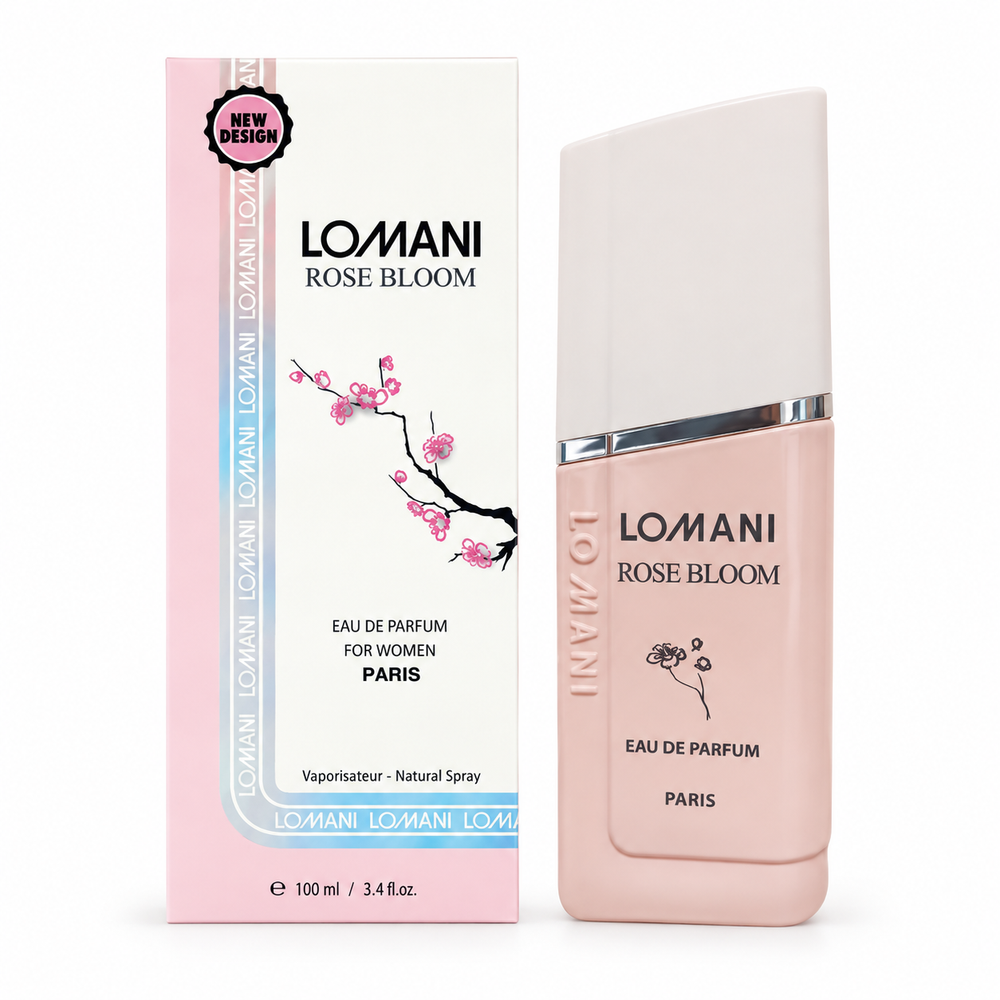 Lomani Rose Bloom Eau De Parfum Spray by Lomani