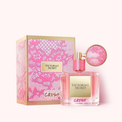 "Crush"  is one of Victoria's Secret most extraordinary perfumes ever. This 2016 creation blends pink pepper and peony that will give you the head-spinning feeling of having a crush on someone.   Know this fragrance and fall in love with the scent - a special perfume.