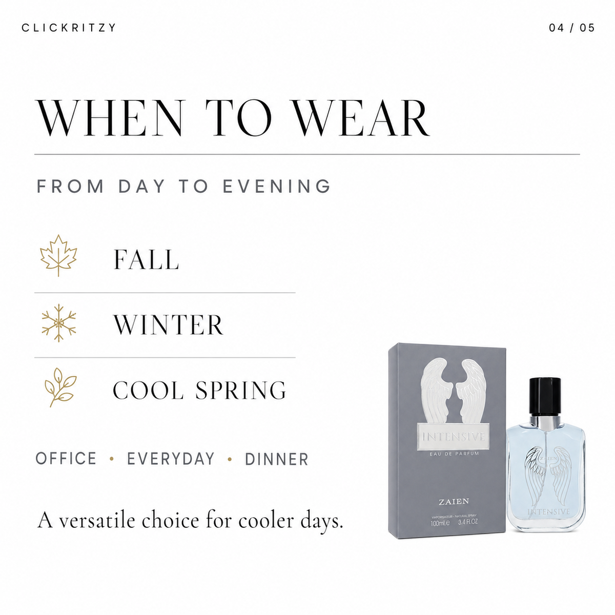 Zaien Intensive Eau De Parfum (Unisex) By Zaien