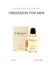 Obsession Eau De Toilette Spray By Calvin Klein – 4 oz Eau De Toilette Spray