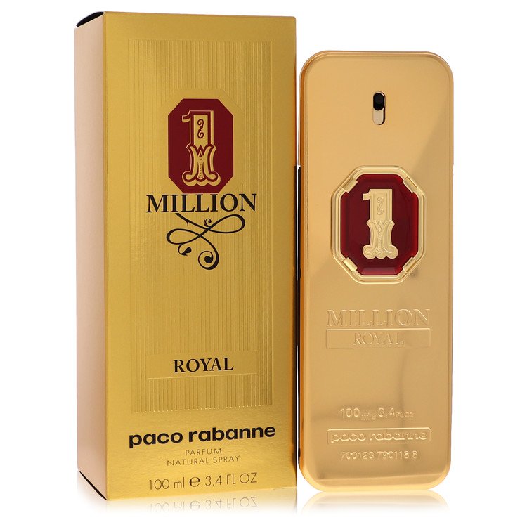 1 Million Royal Parfum Spray by Paco Rabanne – 3.4 oz Parfum Spray (Unboxed)