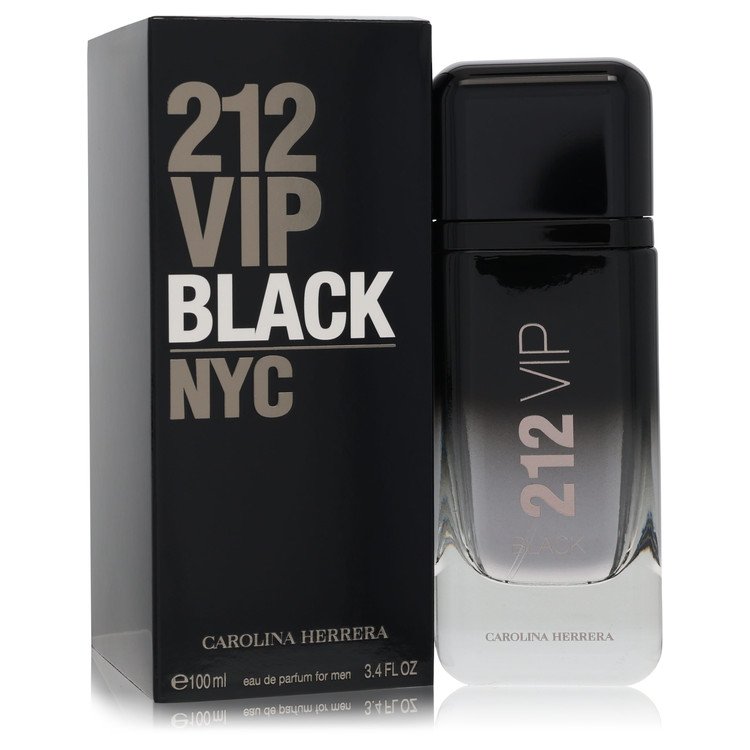 212 Vip Black Eau De Parfum By Carolina Herrera – 3.4 oz Eau De Parfum Spray (unboxed)