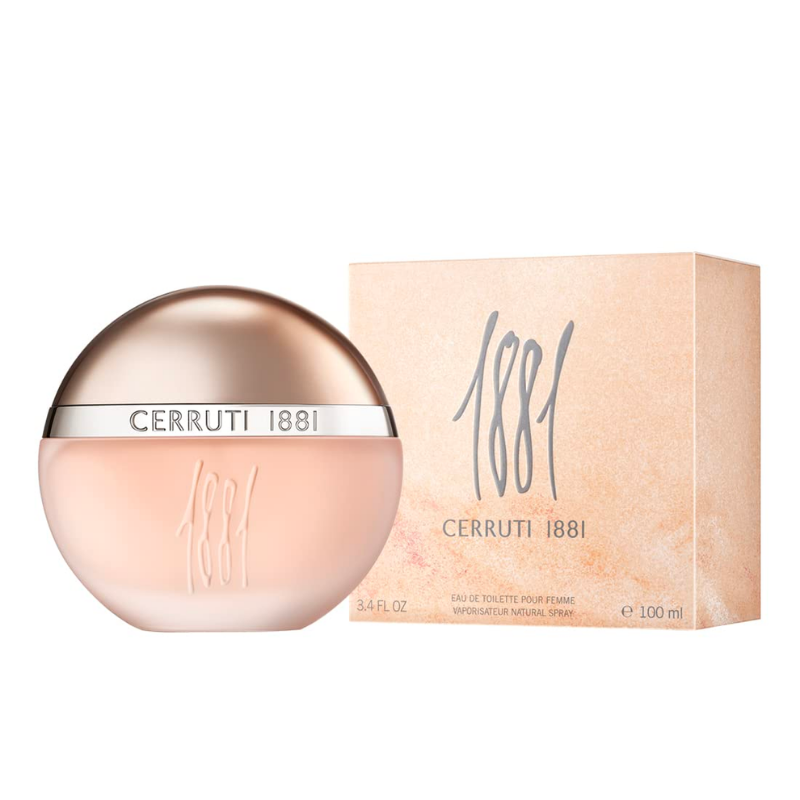 1881 Eau De Toilette Spray by Nino Cerruti for Women - Elegant Feminine Fragrance with Floral and Woody Notes, Sophisticated Glass Bottle Design