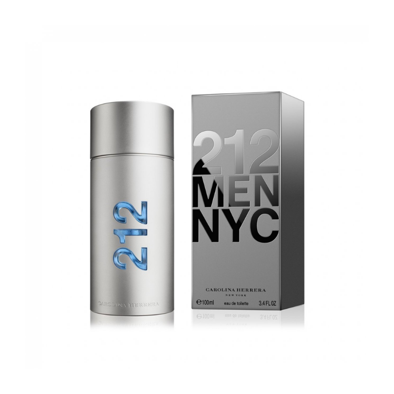 212 Eau De Toilette Spray (New Packaging) - Contemporary and Urban-Inspired Fragrance with Fresh, Green, and Woody Notes, Modern Bottle Design