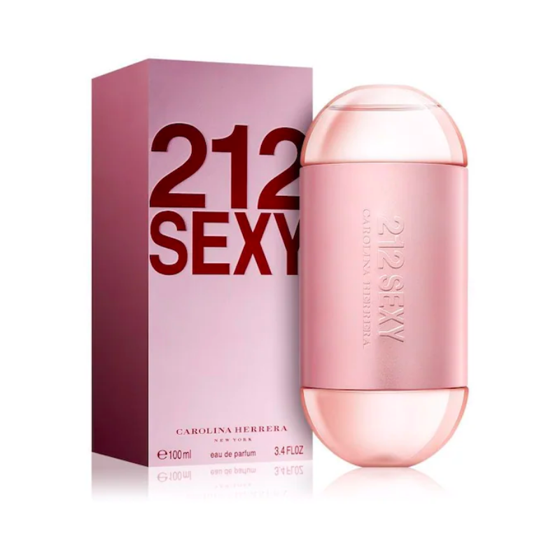 212 Sexy Eau De Parfum by Carolina Herrera for Women - Alluring and Feminine Fragrance with Warm Floral Notes, Pink Pepper, and Soft Vanilla, Elegant Pink Bottle