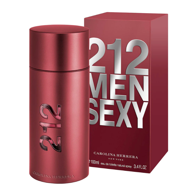 212 Sexy Eau De Parfum by Carolina Herrera for Women - Alluring and Feminine Fragrance with Warm Floral Notes, Pink Pepper, and Soft Vanilla, Elegant Pink Bottle, 100 ml