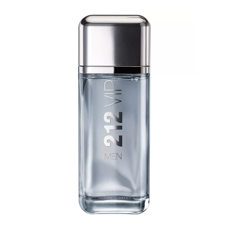 212 VIP Eau De Toilette Spray by Carolina Herrera for Men - Sophisticated and Urban Fragrance with Vibrant Woody, Spicy, and Amber Notes, Iconic Silver Bottle
