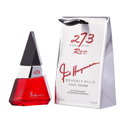 273 Red Eau De Parfum by Fred Hayman - Vibrant and Sensual Women's Fragrance with a Luscious Blend of Floral and Fruity Notes, Bold Red Bottle Design, 75 ml