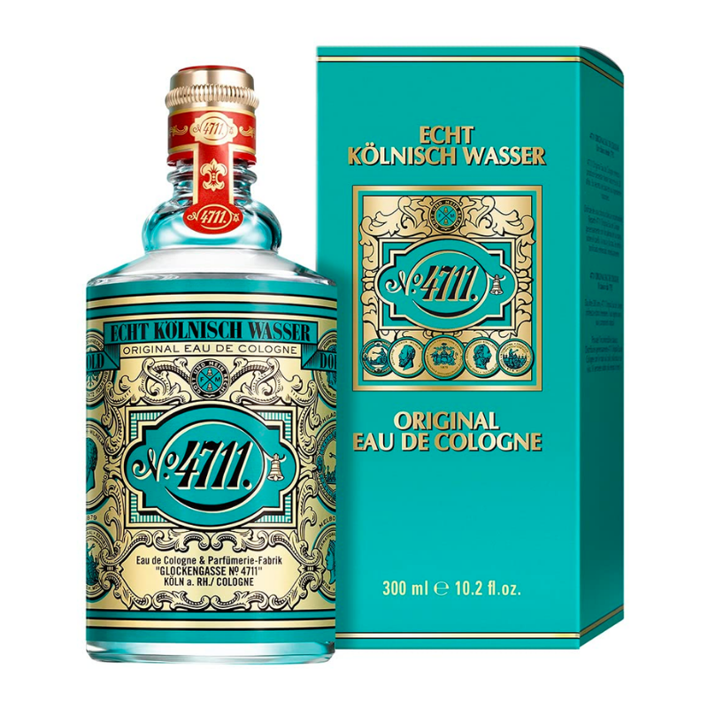 4711 Eau De Cologne by 4711 - Traditional Unisex Fragrance with a Harmonious Blend of Citrus, Floral, and Herbaceous Notes, Light and Refreshing Scent, Iconic Bottle Design, 10.2 oz (300 ml)