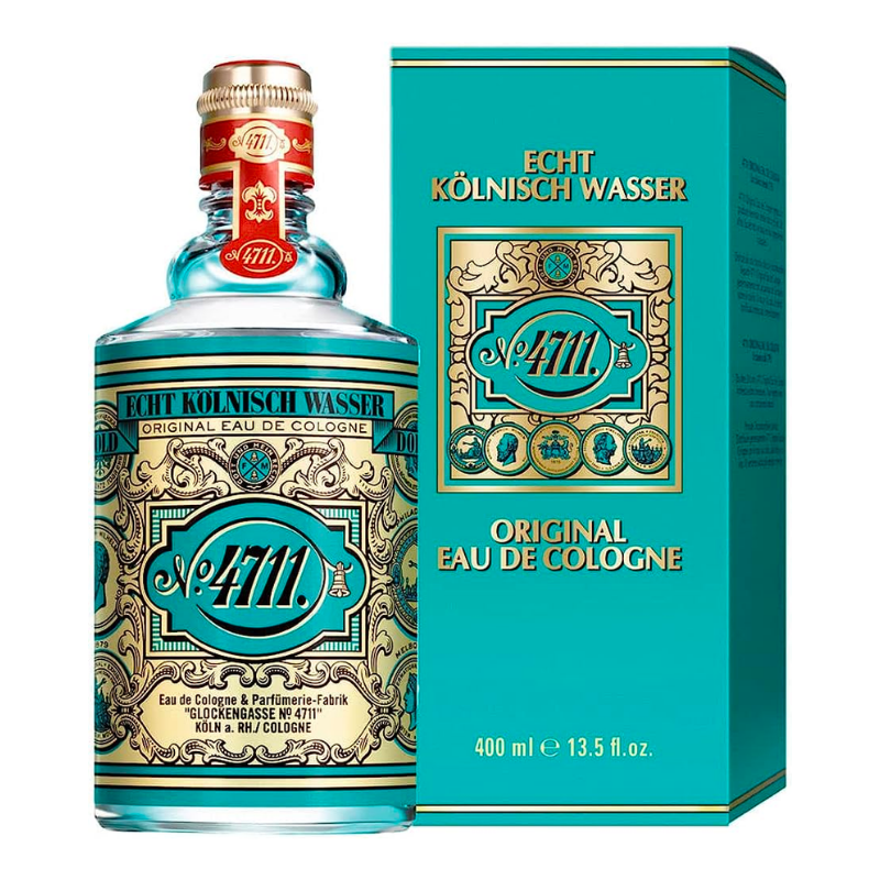 4711 Eau De Cologne by 4711 - Traditional Unisex Fragrance with a Harmonious Blend of Citrus, Floral, and Herbaceous Notes, Light and Refreshing Scent, Iconic Bottle Design, 13.5 oz (400 ml)