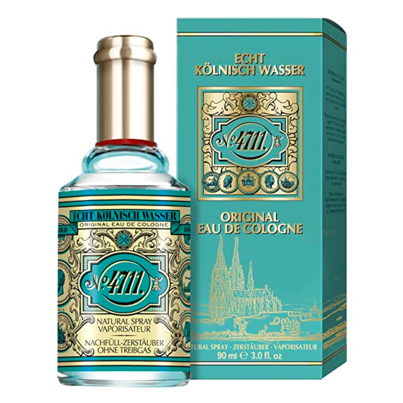 4711 Eau De Cologne by 4711 - Traditional Unisex Fragrance with a Harmonious Blend of Citrus, Floral, and Herbaceous Notes, Light and Refreshing Scent, Iconic Bottle Design, 3 oz (90 ml)