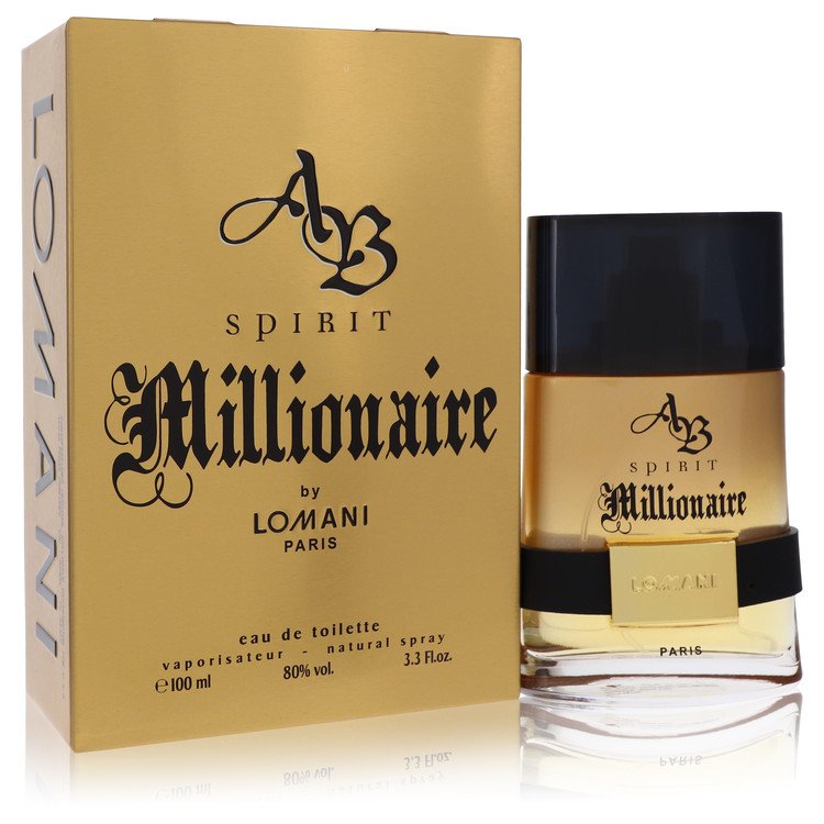Spirit Millionaire Eau De Toilette Spray By Lomani – 3.3 oz Eau De Toilette Spray (unboxed)