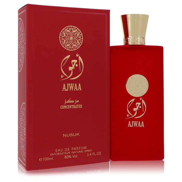 Ajwaa Concentrated Eau De Parfum Spray (Unisex) by Nusuk – 3.4 oz Eau De Parfum Spray (Unisex Unboxed)