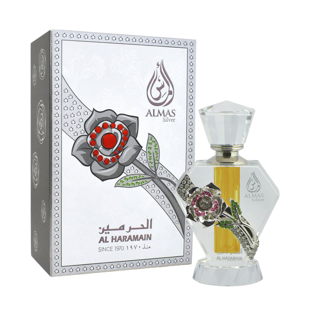 Al Haramain Almas Silver Concentrated Perfume Oil by Al Haramain