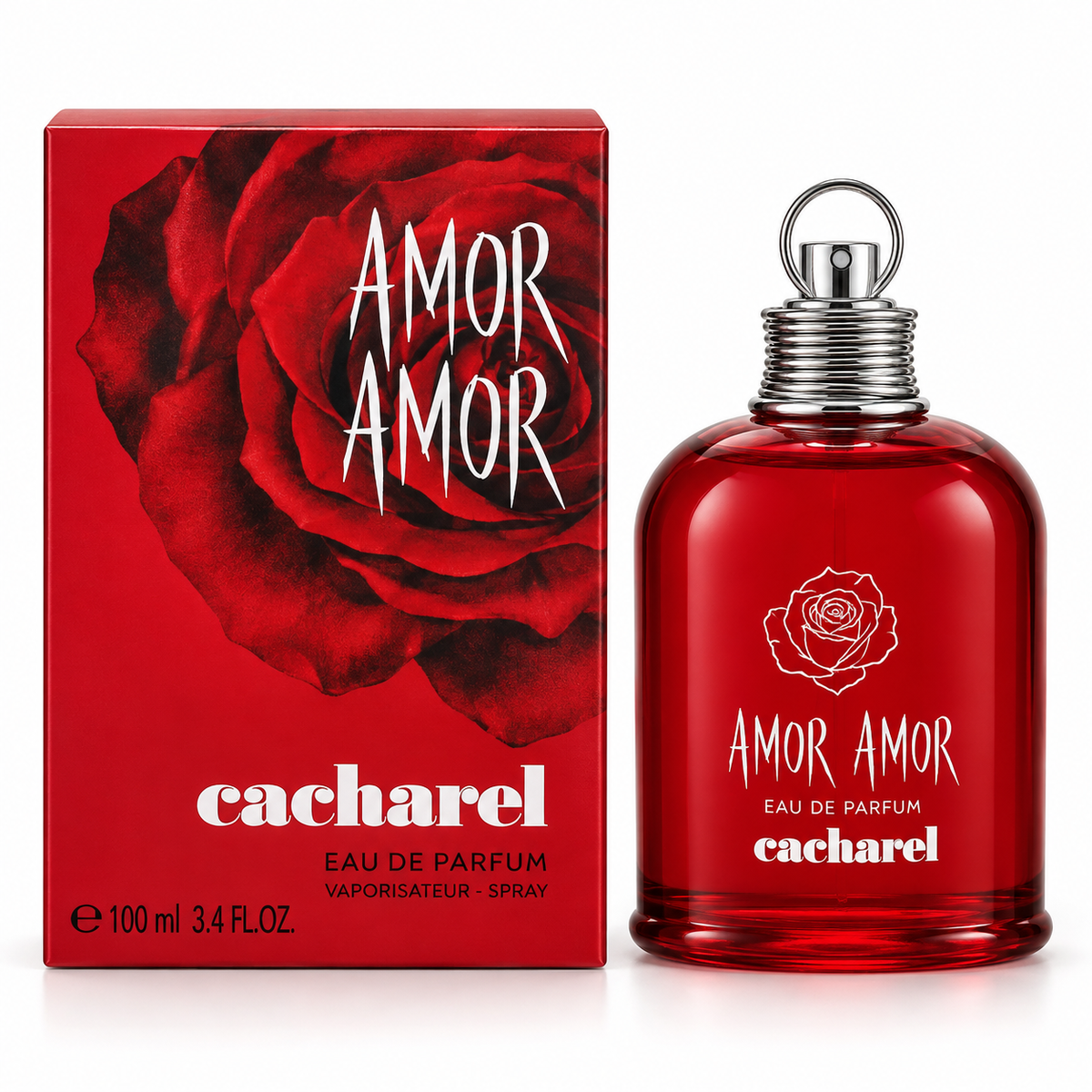 Amor Amor Perfume & Body Collection By Cacharel – 3.4 oz Eau De Parfum Spray