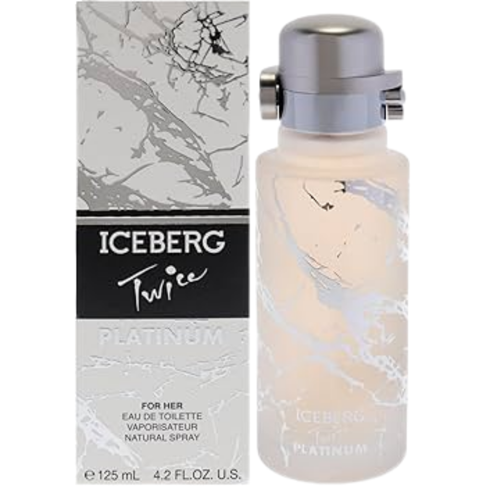 Iceberg Twice Platinum Eau De Toilette Spray by Iceberg