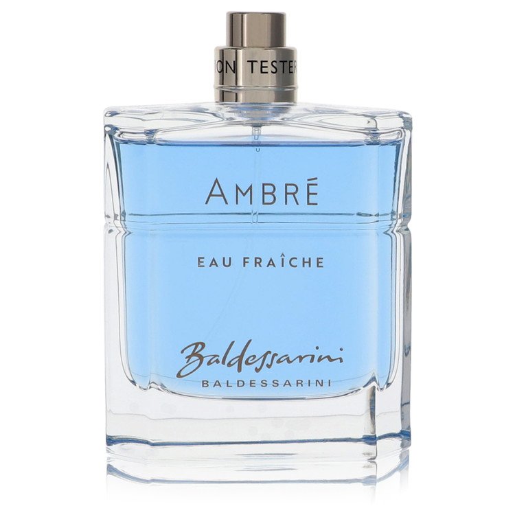 Baldessarini Ambre Eau Fraiche Eau De Toilette Spray (Tester) By Hugo Boss – 3 oz Eau De Toilette Spray (Unboxed)
