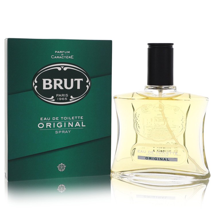 Brut Perfume & Body Collection By Faberge – 3 oz Cologne Spray (Original-Glass Bottle (unboxed)