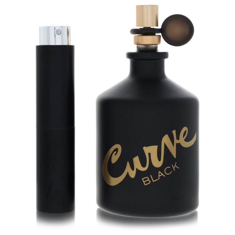 Curve Black Cologne Spray By Liz Claiborne – 0.27 oz Travel Spray