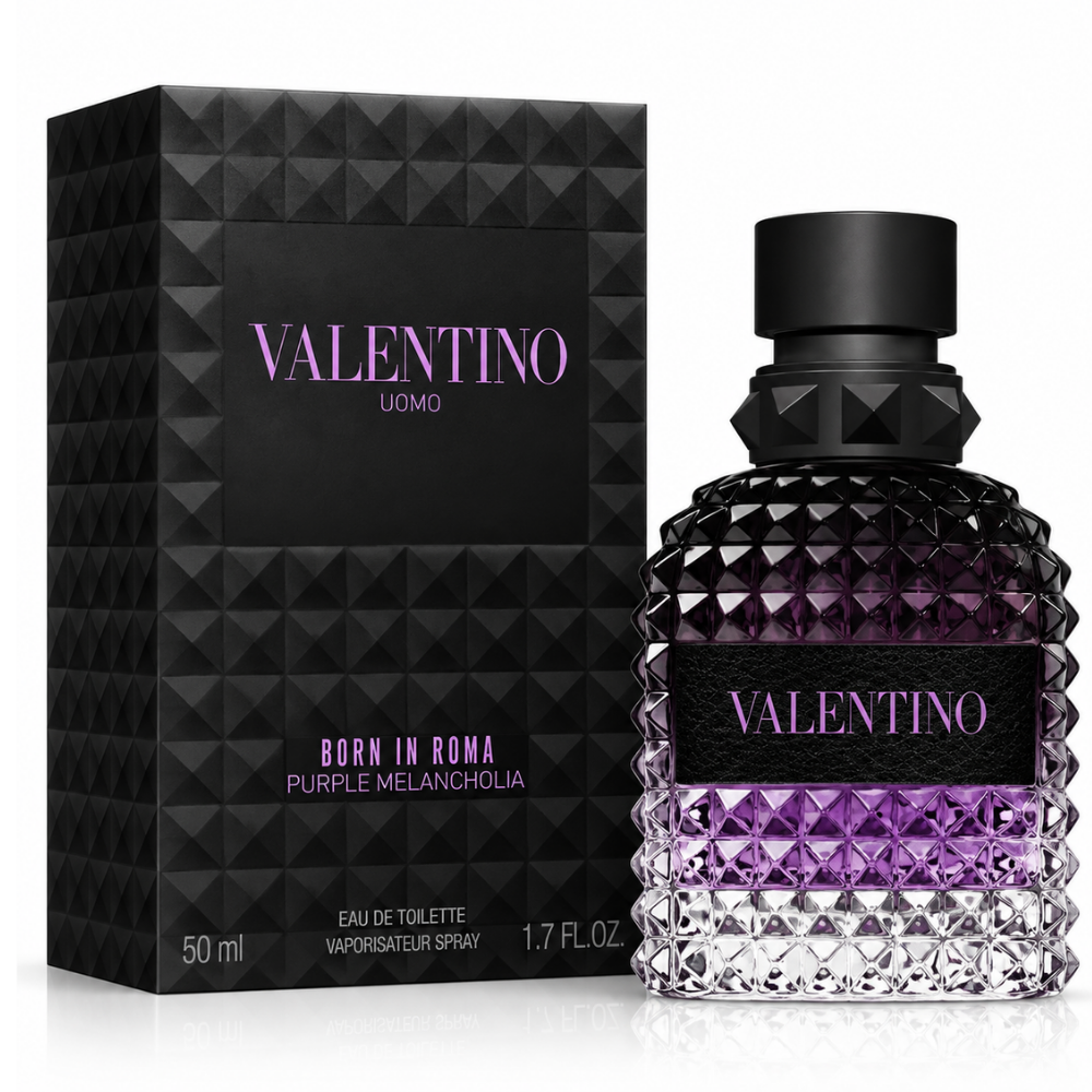 Valentino Uomo Born In Roma Purple Melancholia Eau De Toilette Spray by Valentino