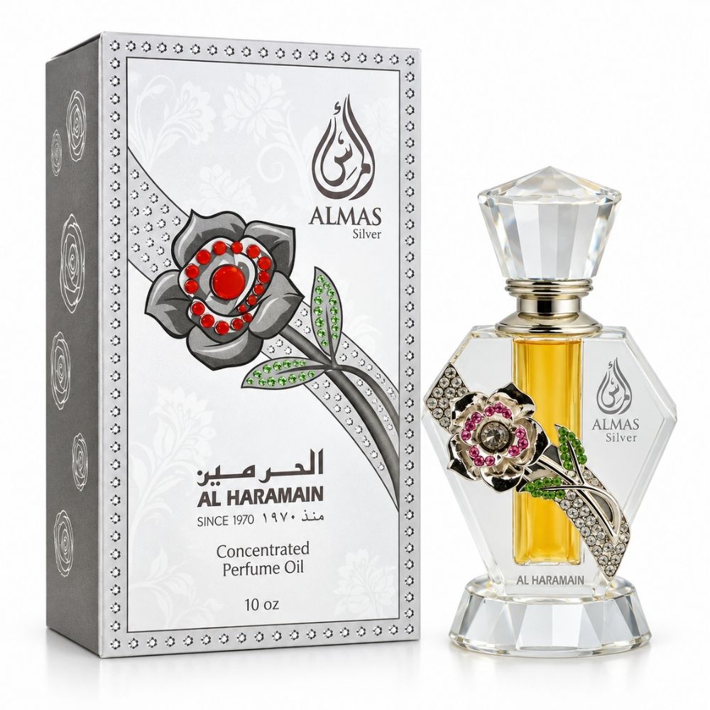 Al Haramain Almas Silver Concentrated Perfume Oil by Al Haramain