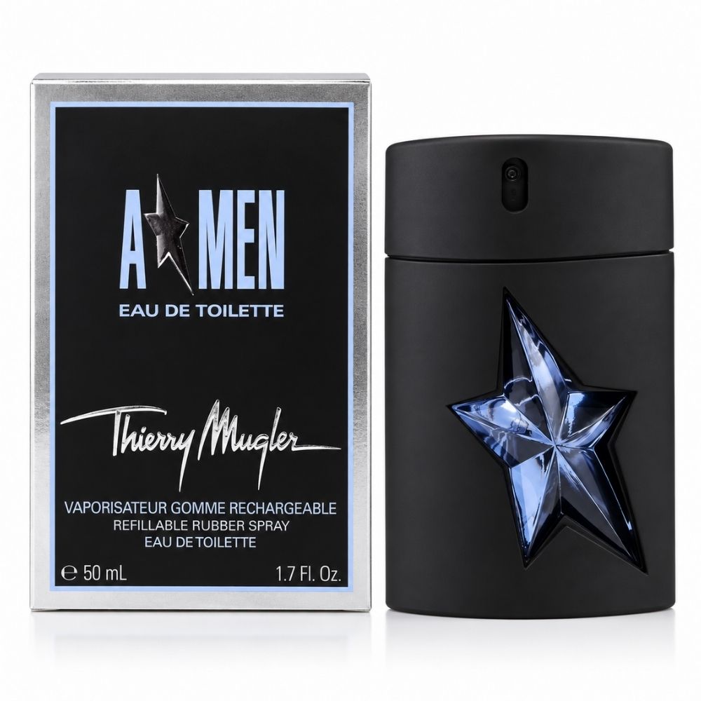 Angel Eau De Toilette Spray Refillable (Rubber Flask) By Thierry Mugler – 1.7 oz Eau De Toilette Spray Refillable