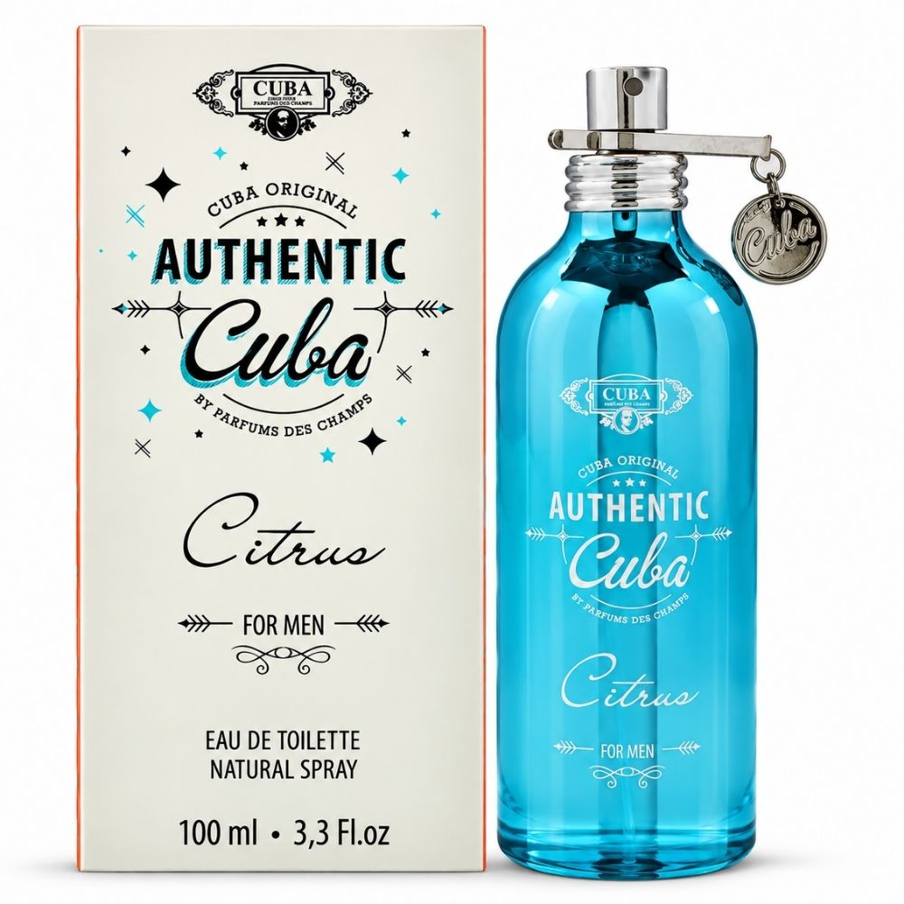 Cuba Authentic Citrus Eau De Toilette Spray by Fragluxe