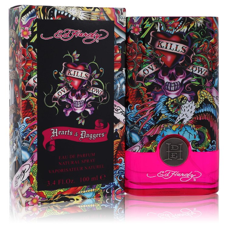 Ed Hardy Hearts & Daggers Eau De Parfum By Christian Audigier – 1.7 oz Eau De Parfum Spray