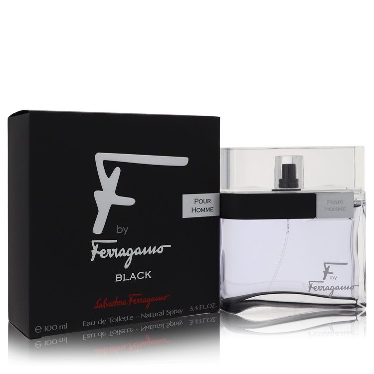 F Black Eau De Toilette Spray By Salvatore Ferragamo – 1 oz Eau De Toilette Spray