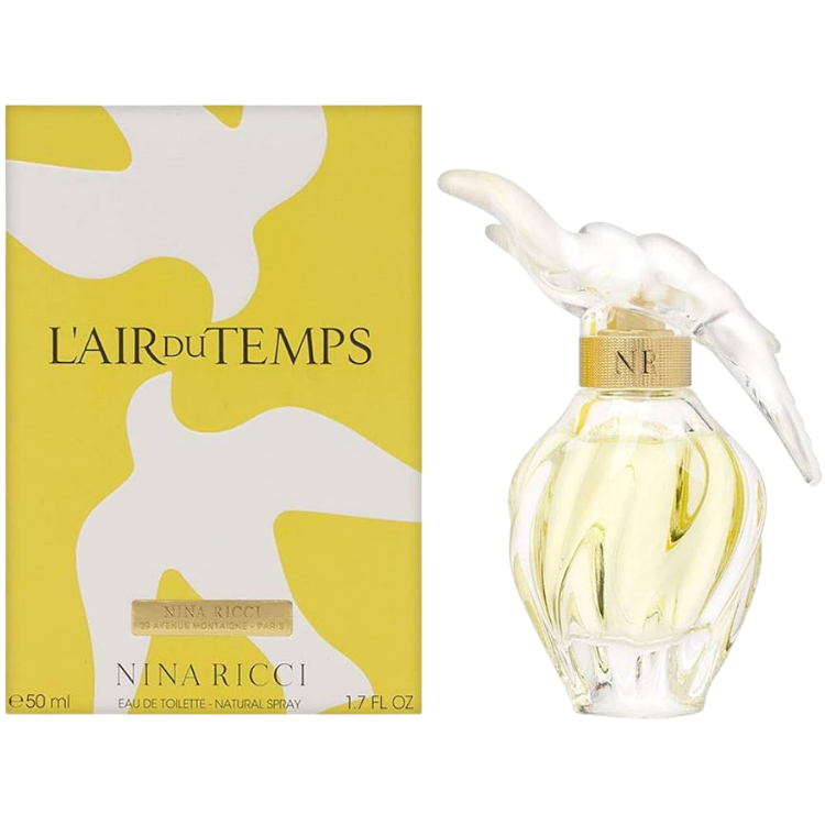 L'air Du Temps Eau De Parfum with Bird Cap By Nina Ricci