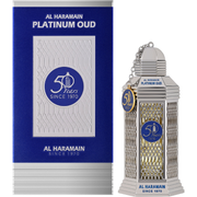 Al Haramain 50 Years Platinum Oud Eau De Parfum Spray (Unisex) by Al Haramain