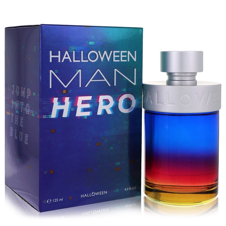Halloween Man Hero Eau De Toilette Spray by Jesus Del Pozo – 4.2 oz Eau De Toilette Spray (Unboxed)