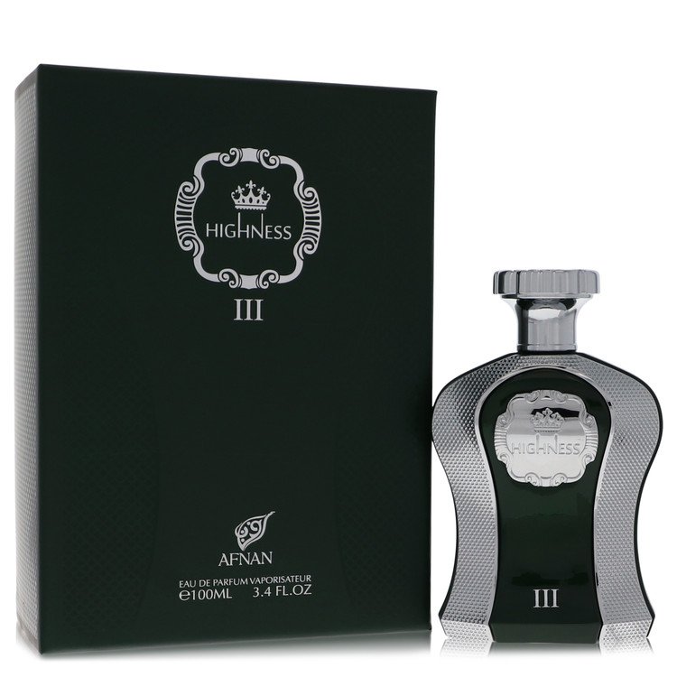 His Highness Green Eau De Parfum (Unisex) By Afnan – 3.4 oz Eau De Parfum Spray (Unisex unboxed)