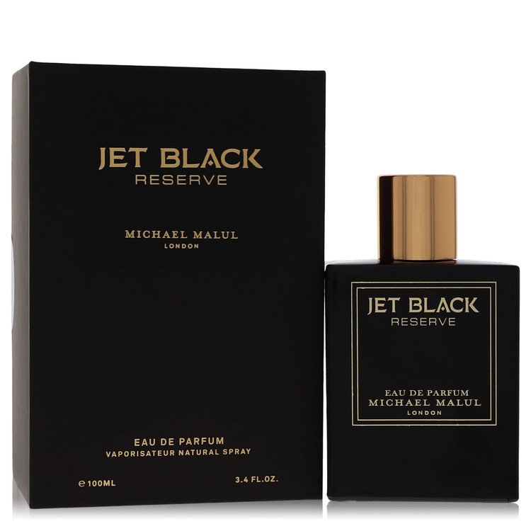 Jet Black Reserve Eau De Parfum By Michael Malul – 3.4 oz Eau De Parfum Spray (unboxed)