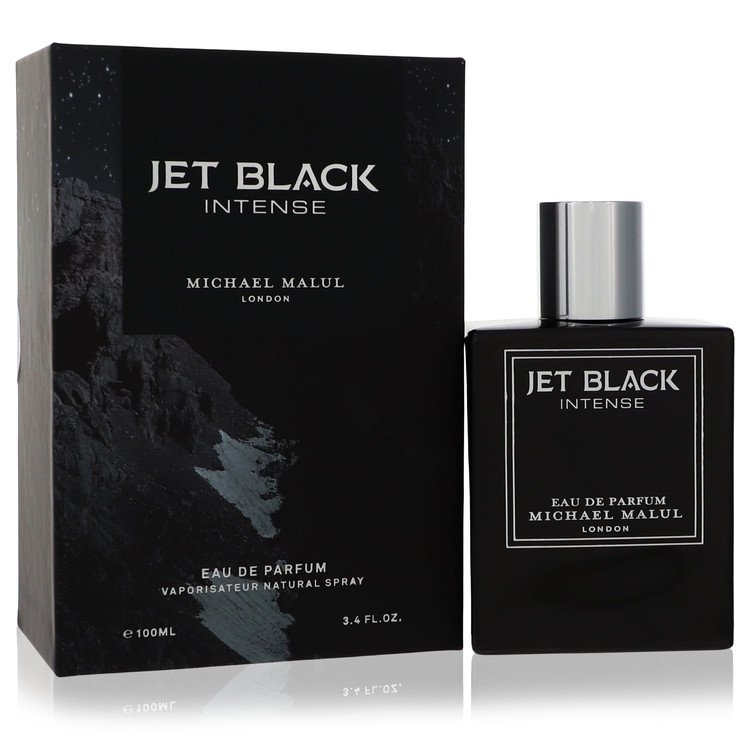 Jet Black Intense Eau De Parfum By Michael Malul – 3.4 oz Eau De Parfum Spray (unboxed)