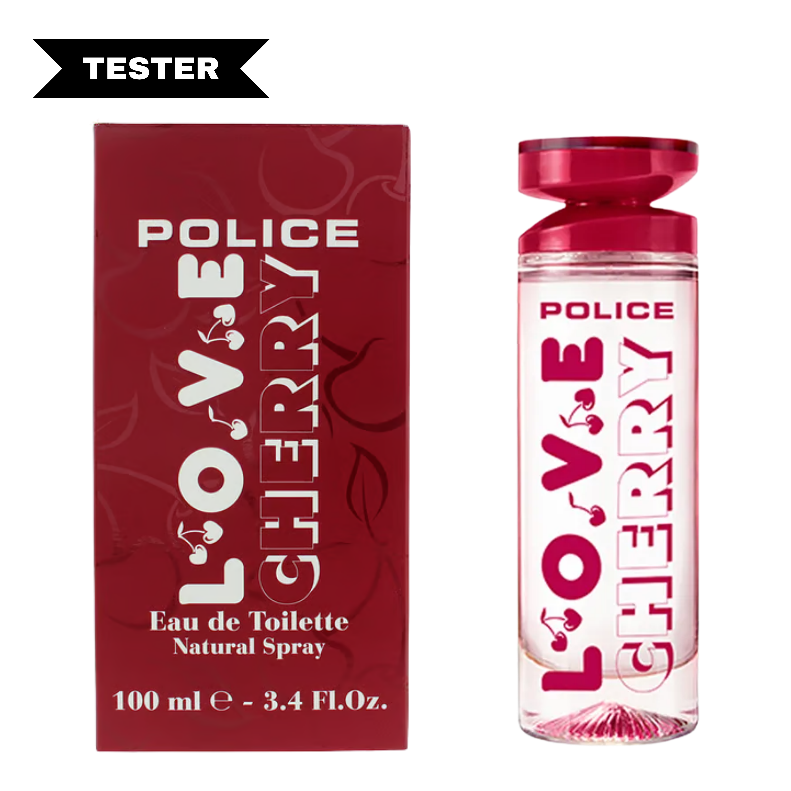 Police Love Cherry Eau De Toilette Spray (Tester) by Police Colognes