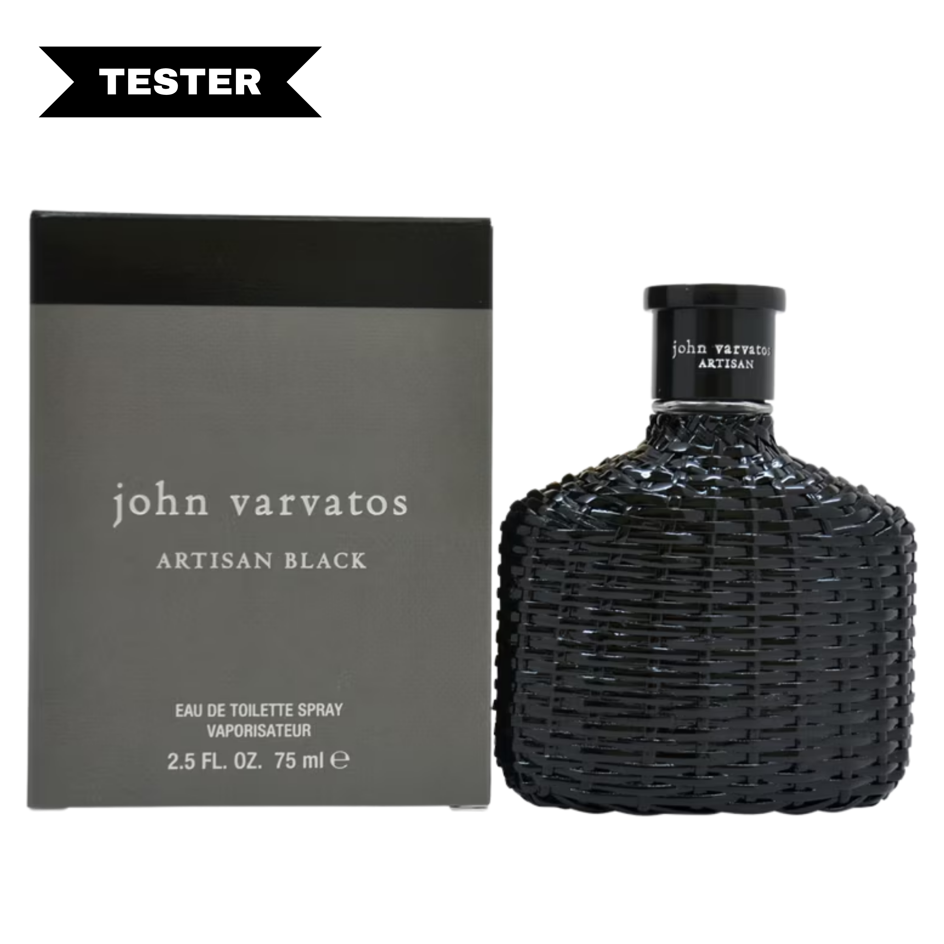John Varvatos Artisan Black Eau De Toilette Spray (Tester) by John Varvatos