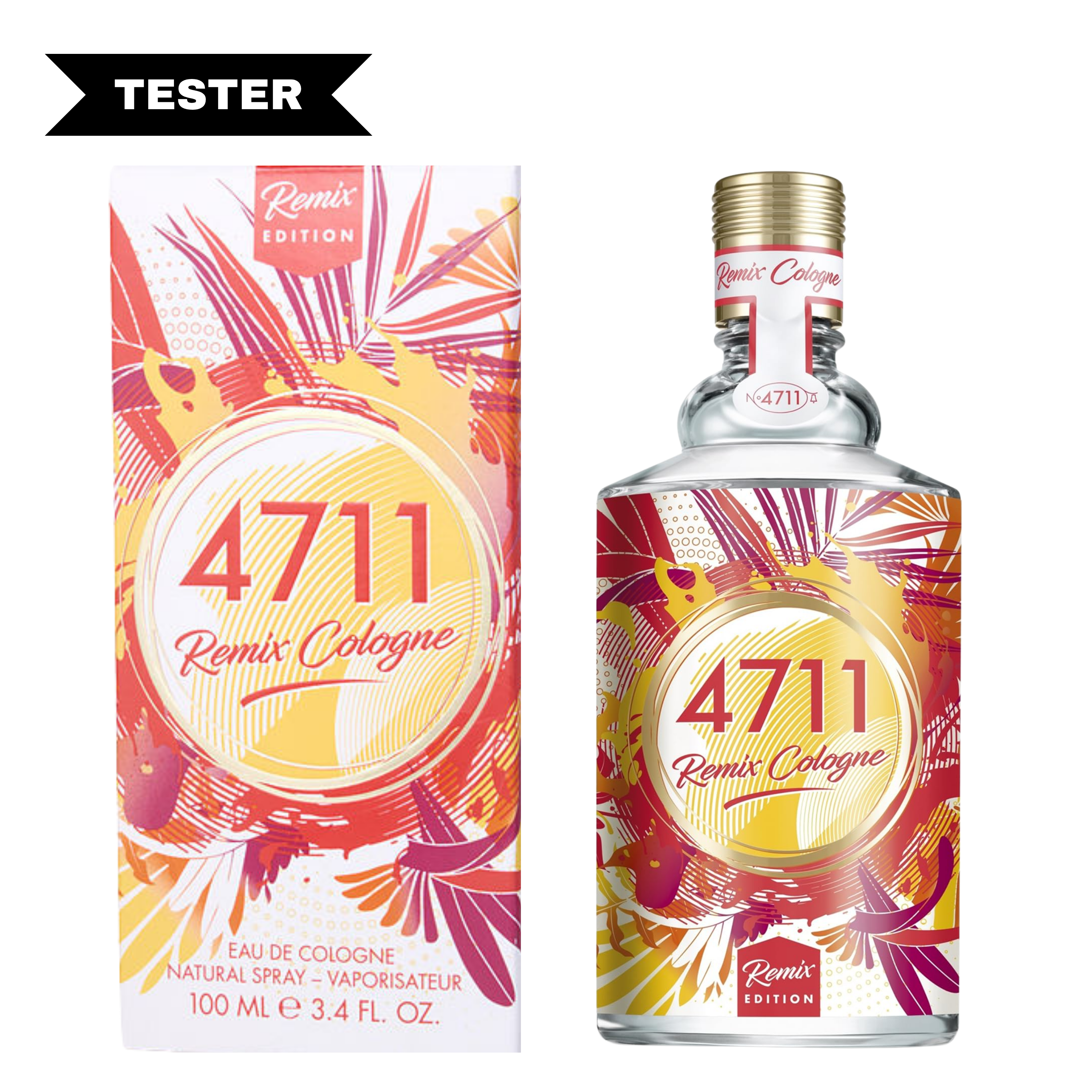 4711 Remix Grapefruit Eau De Cologne Spray (Unisex Tester) by 4711