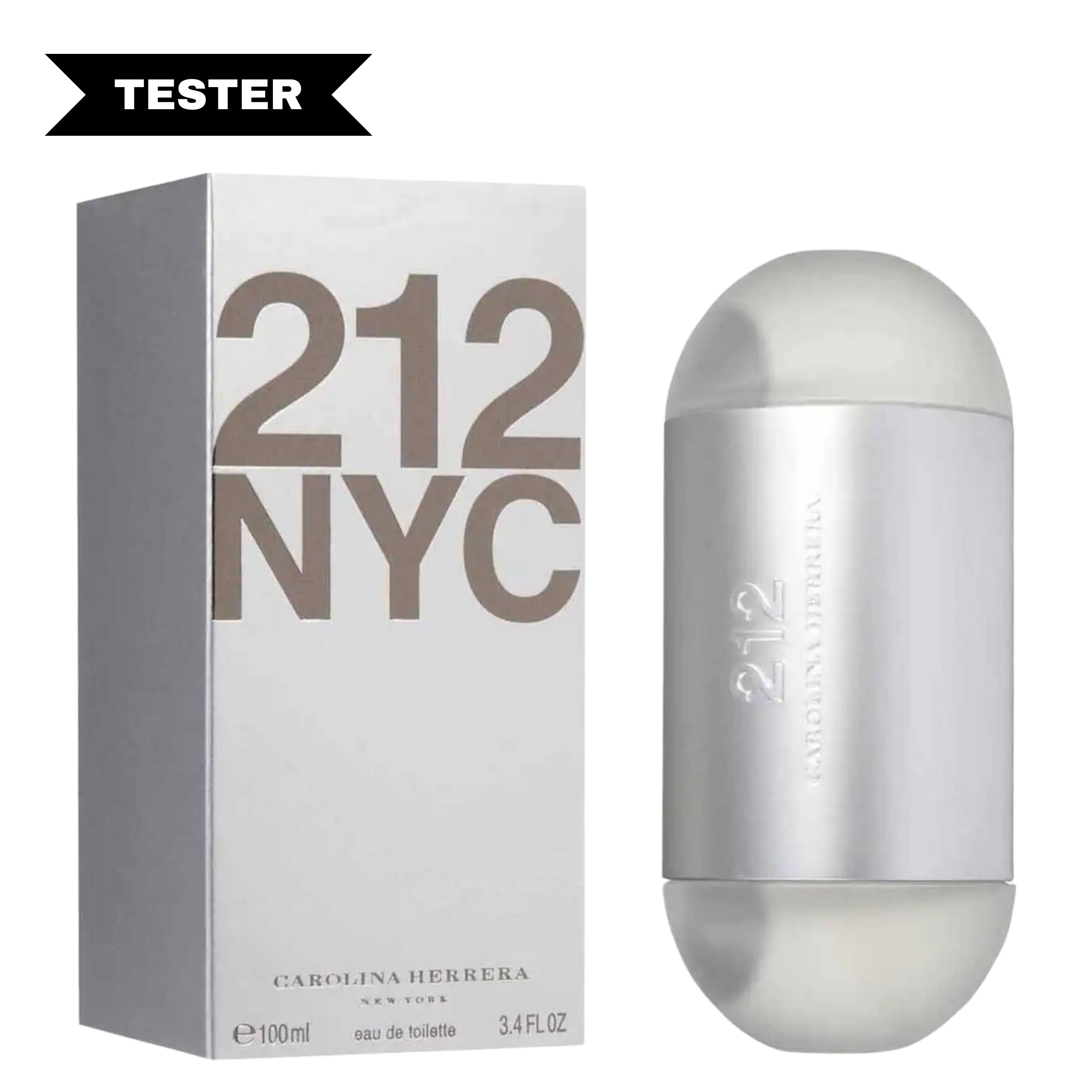 212 White Eau De Toilette Spray (Tester) by Carolina Herrera