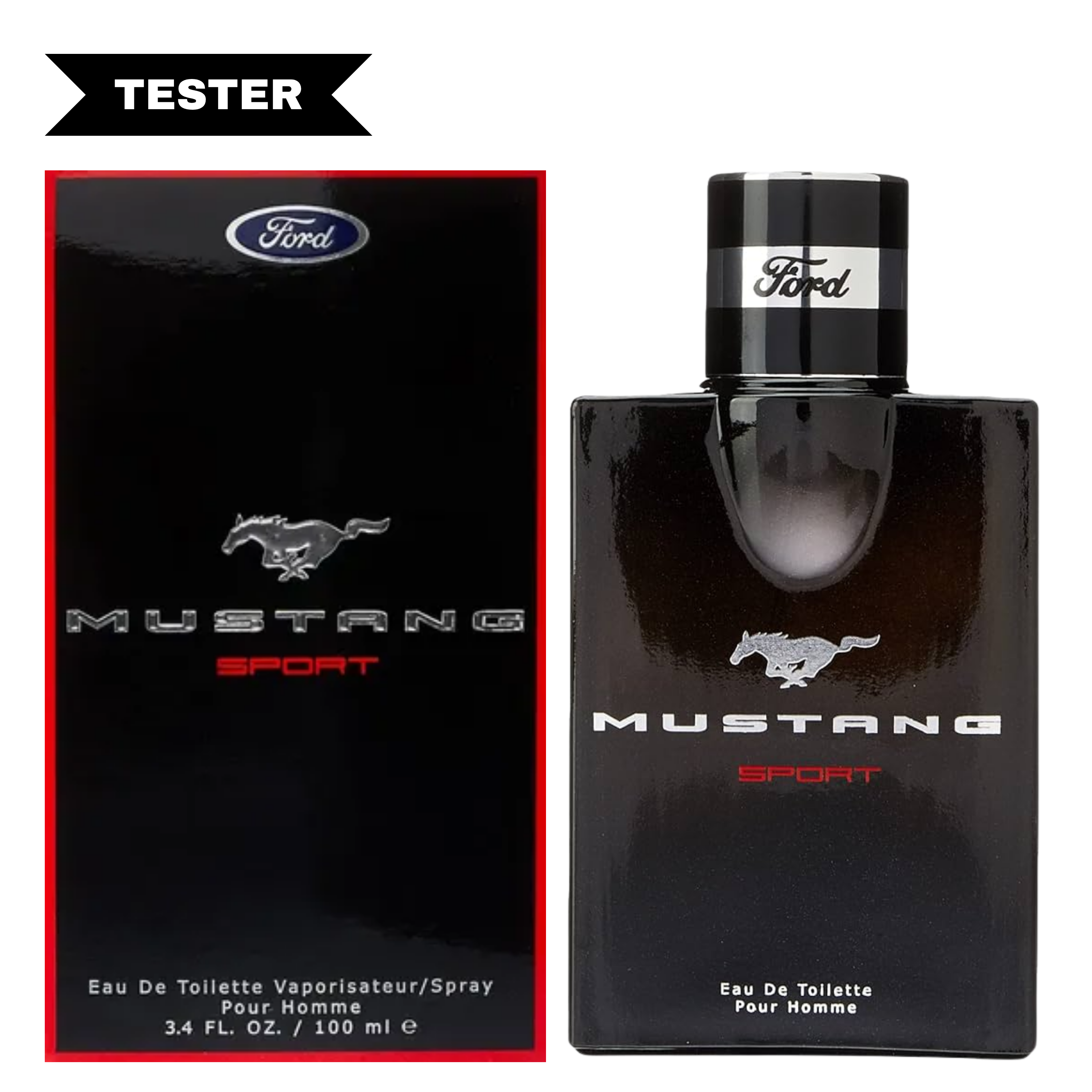 Mustang Sport Eau De Toilette Spray (Tester) by Estee Lauder