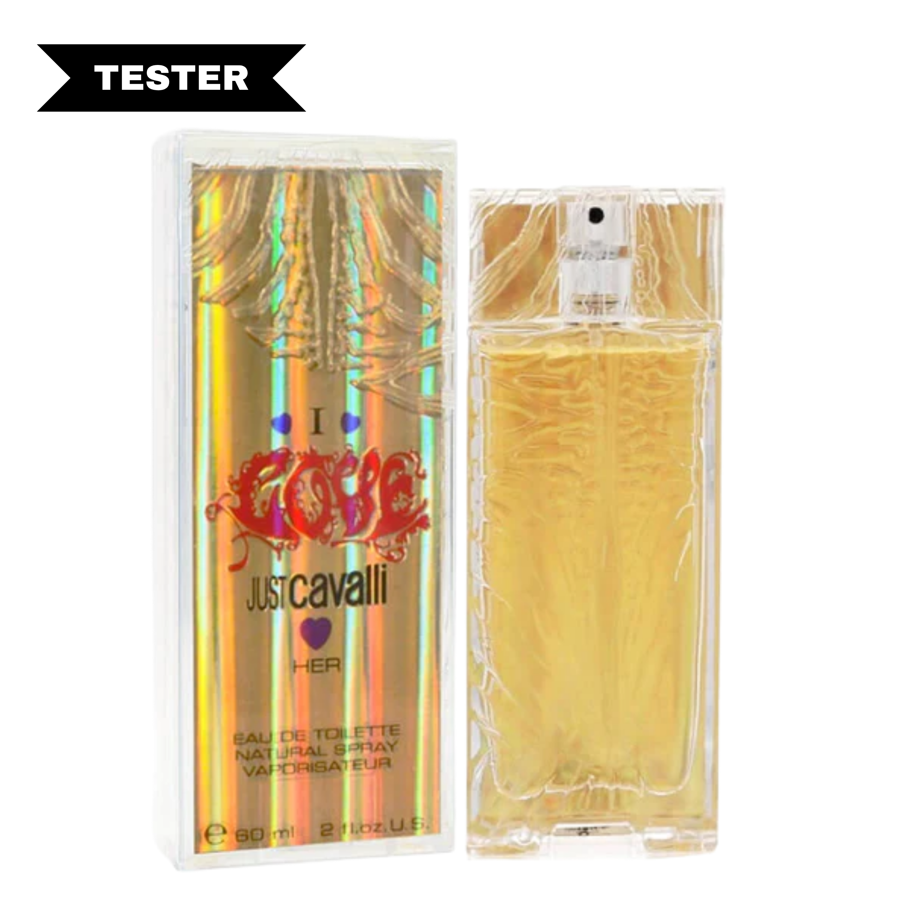 I Love Her Eau De Toilette Spray (Tester) by Roberto Cavalli