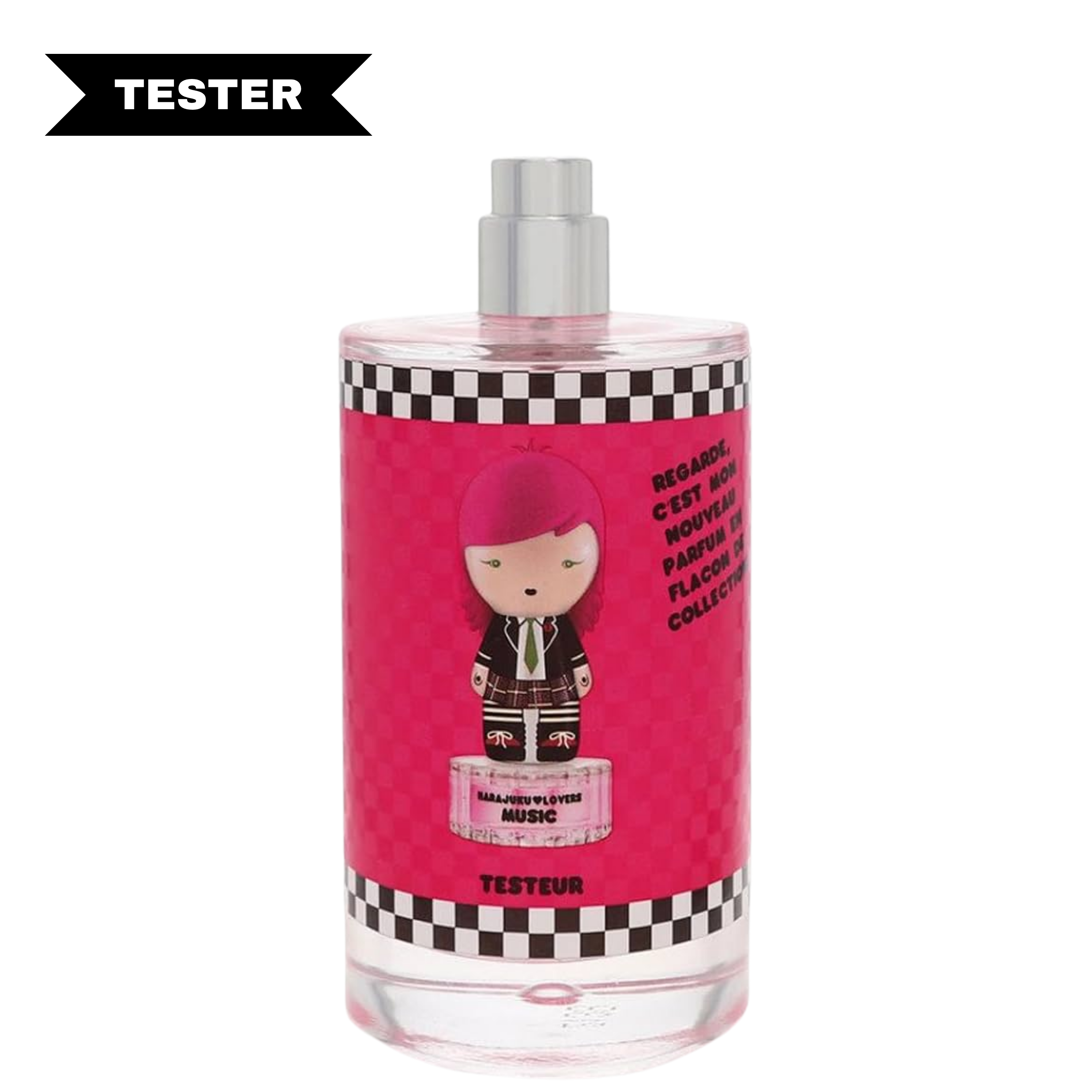 Harajuku Lovers Wicked Style Music Eau De Toilette Spray (Tester) by Gwen Stefani