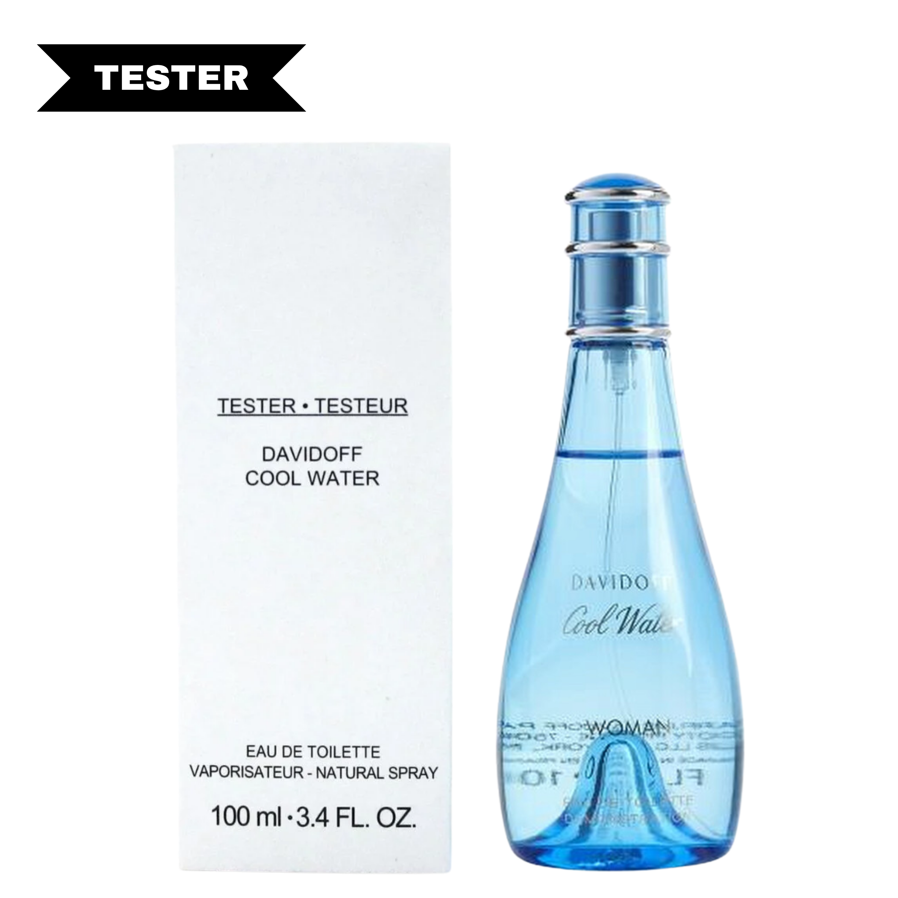 Cool Water Eau De Toilette Spray By Davidoff (Tester)