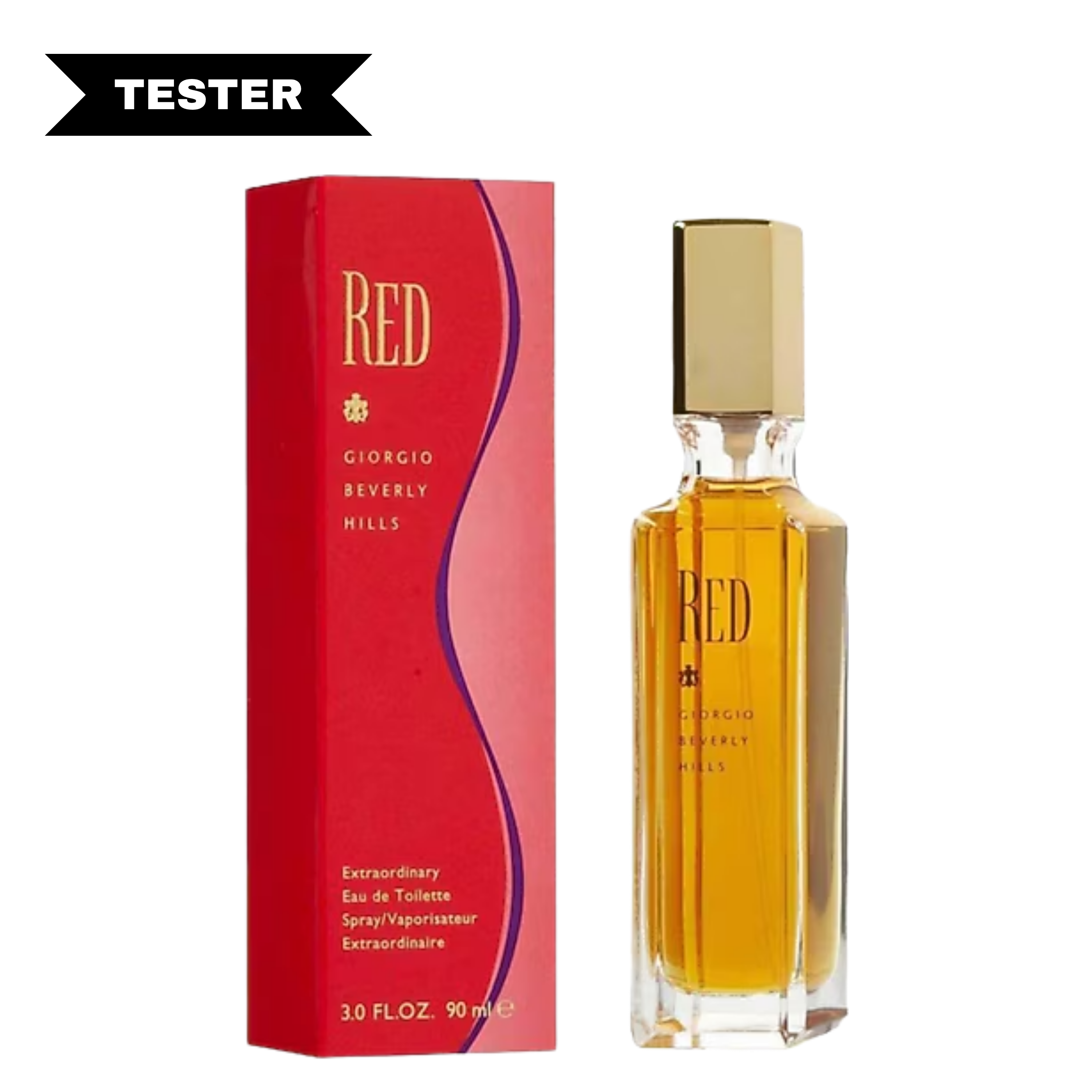 Red Eau De Toilette Spray (Tester) By Giorgio Beverly Hills