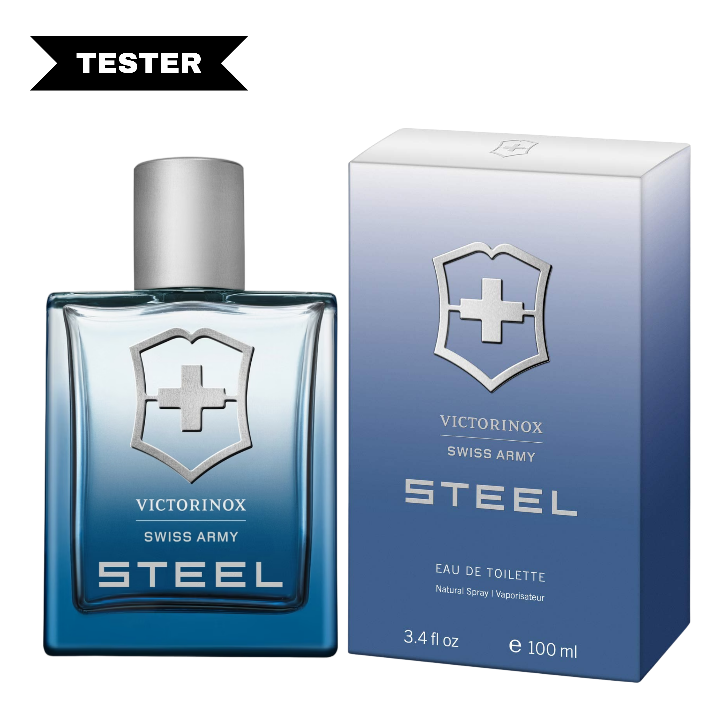 Swiss Army Steel Eau De Toilette Spray By Swiss Army (Tester)