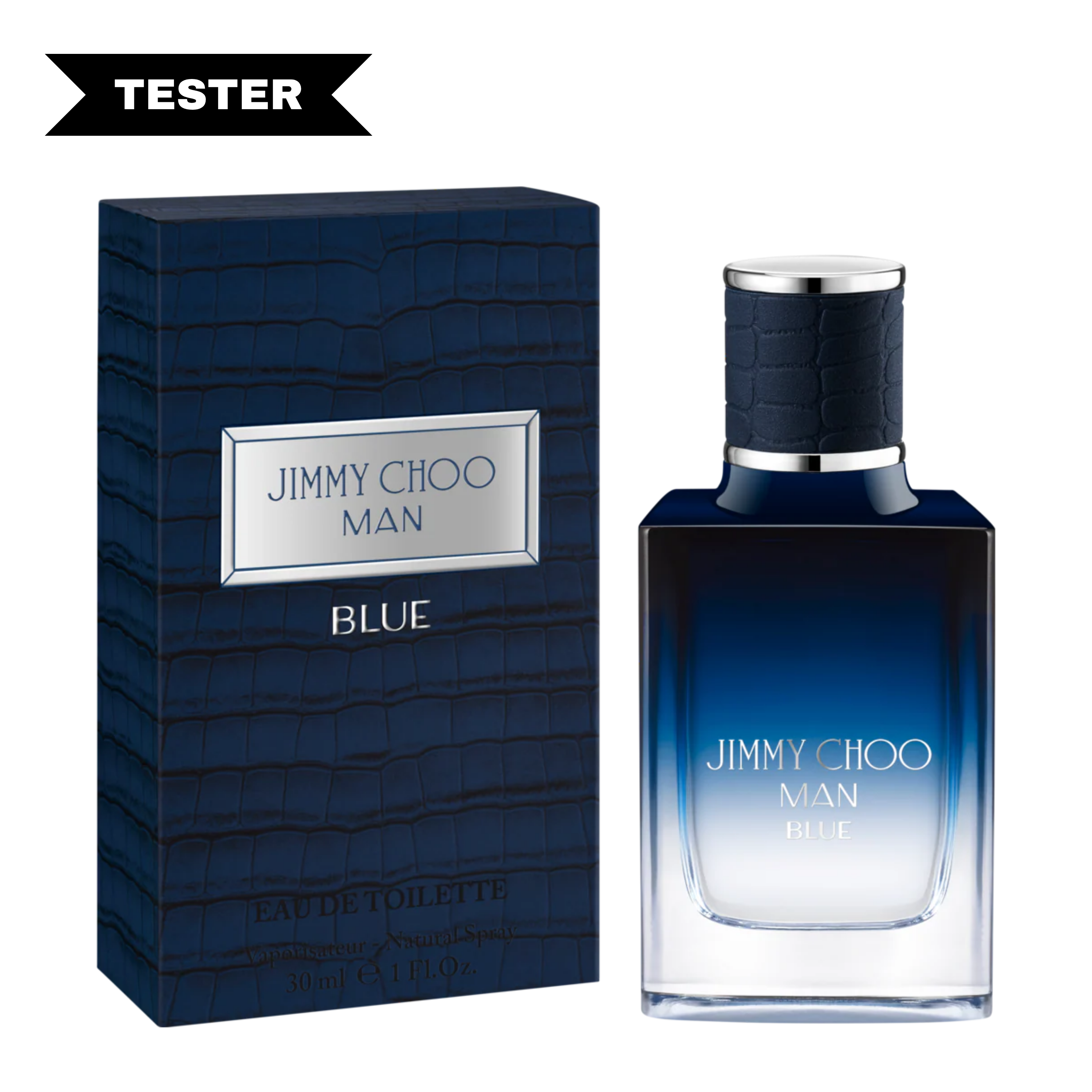 Jimmy Choo Man Blue Eau De Toilette Spray (Tester) By Jimmy Choo