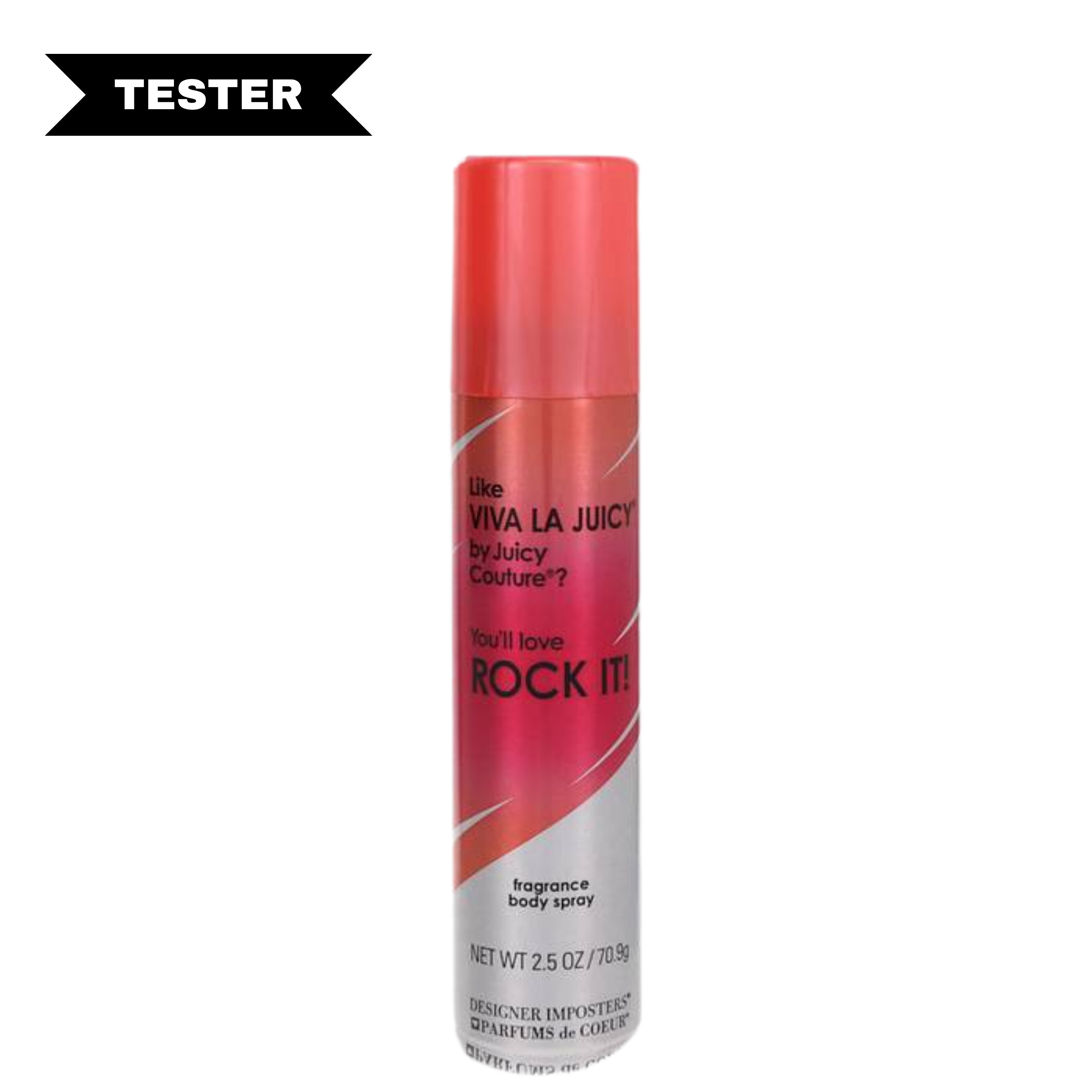Designer Imposters Rock It! Body Spray (Tester) by Parfums De Coeur