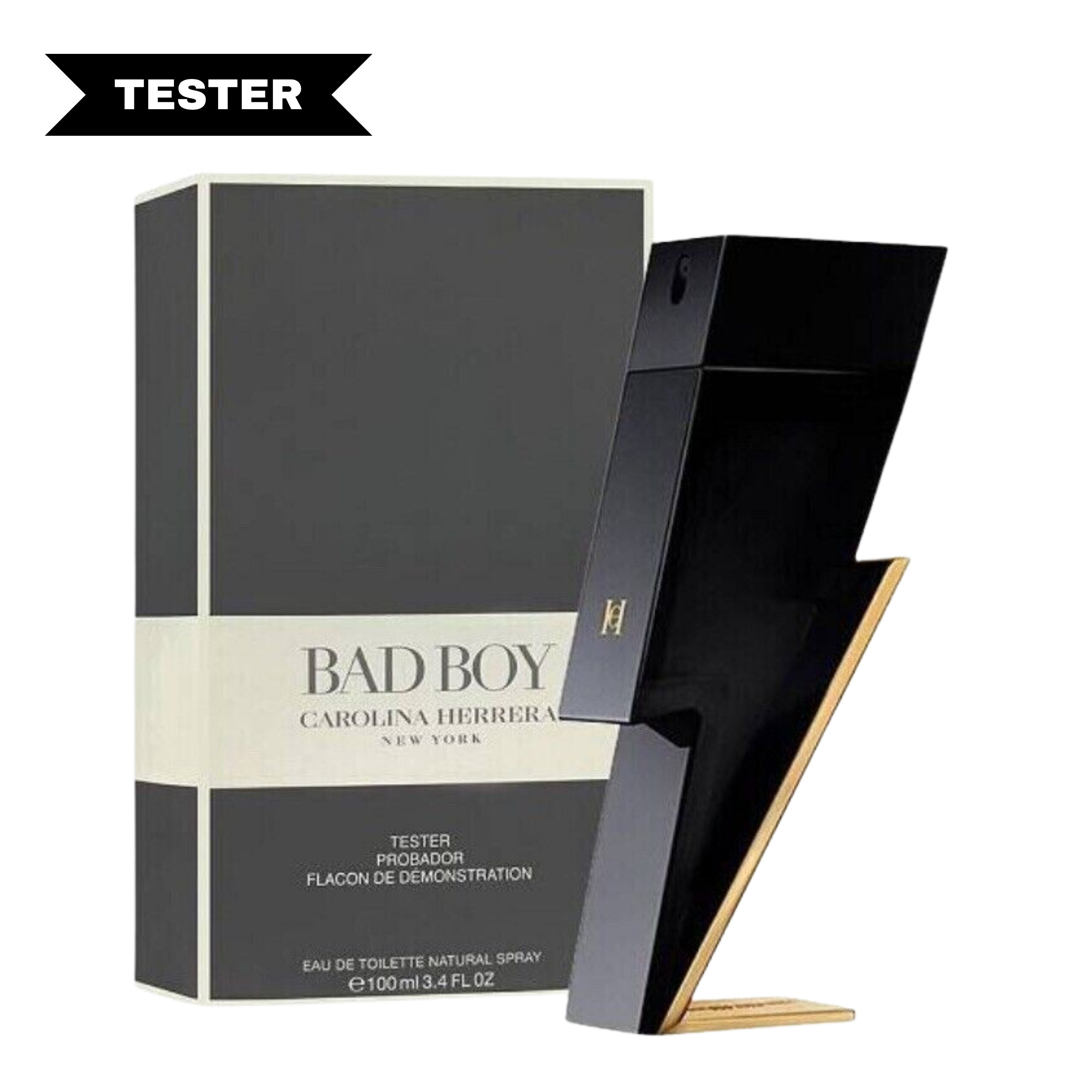 Bad Boy Eau De Toilette Spray (Tester) by Carolina Herrera